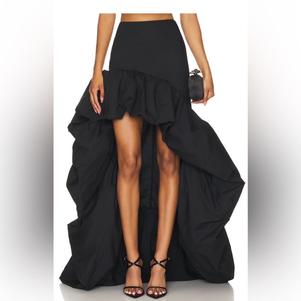 Stunning Black High-Low Skirt